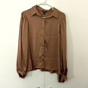 Expressss blouse with balloon sleeves size medium